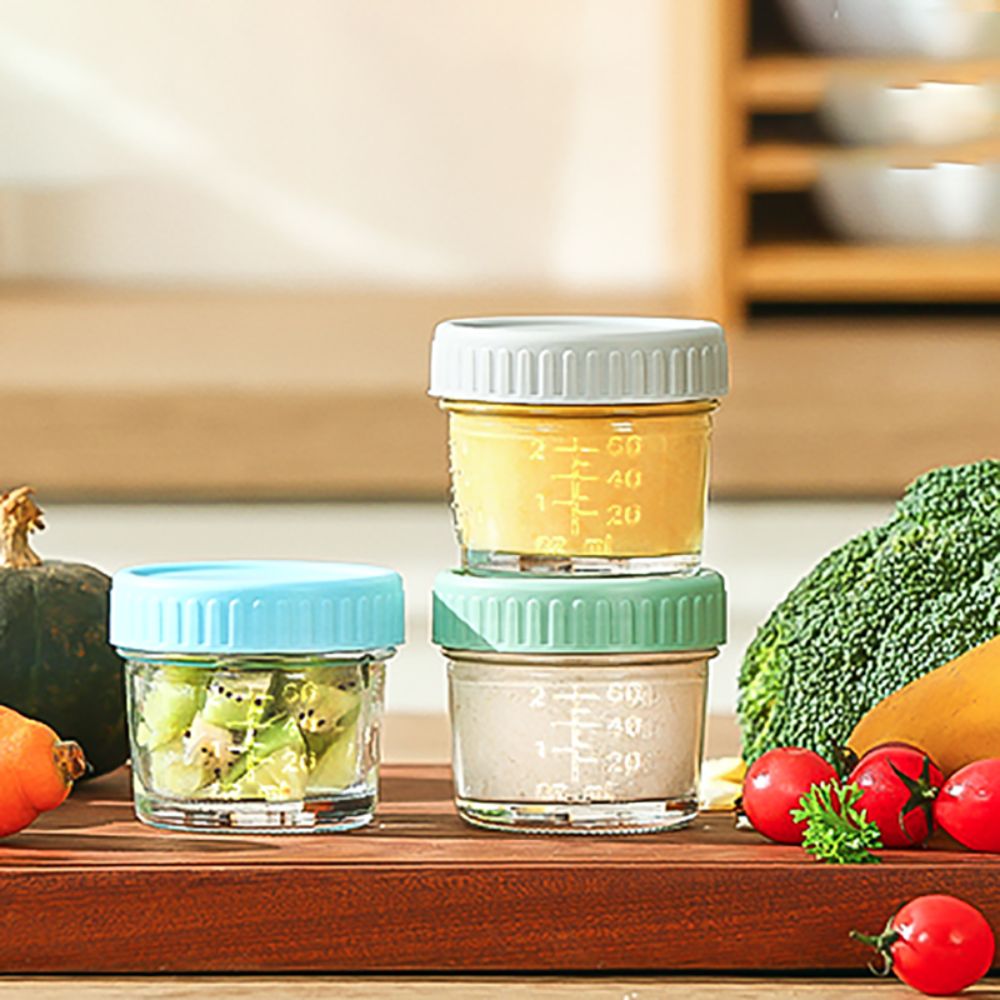6pcs Mason Jar Glass Baby Food - Baby Food Jars With Lids review and price