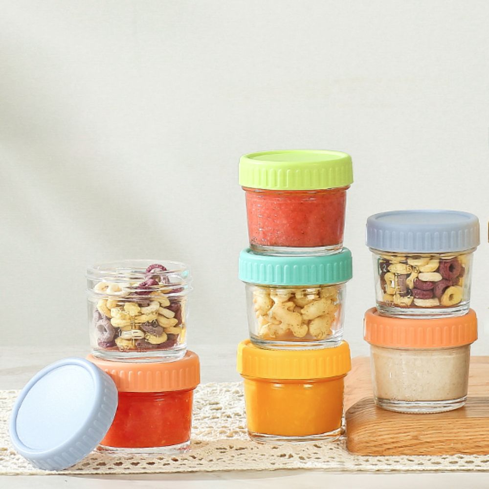 6pcs Mason Jar Glass Baby Food - Baby Food Jars With Lids review and price
