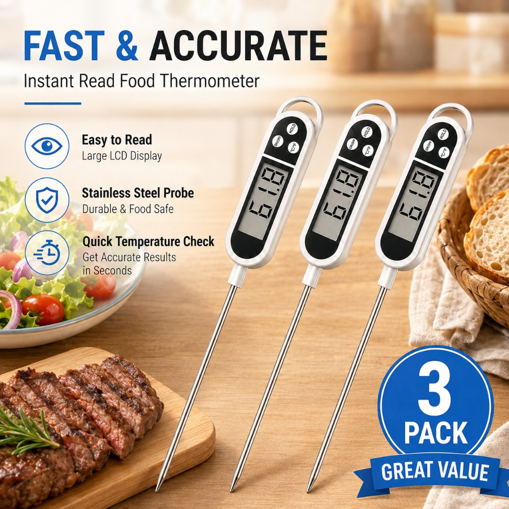 Digital Probe Thermometer Wide - Baby Food Meat review and price