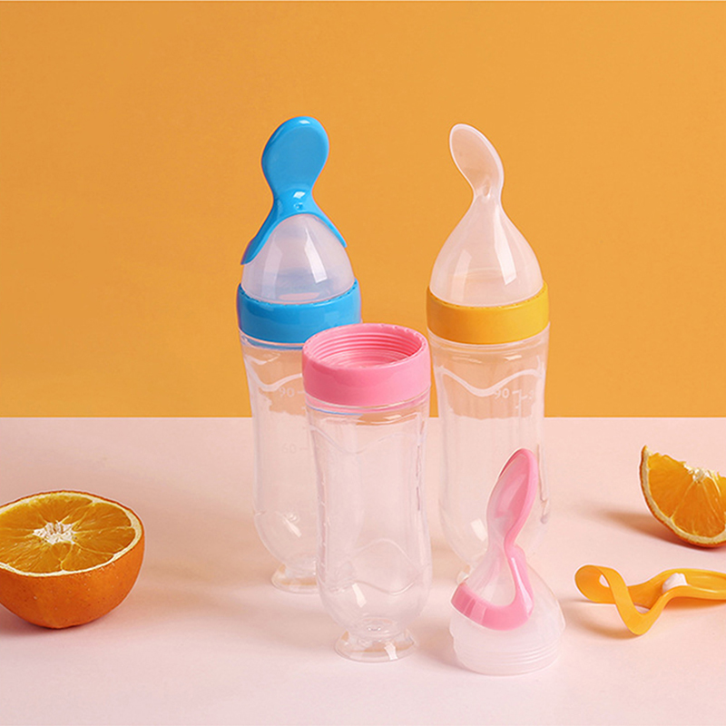 Squeezing Feeding Bottle Silic - Baby Food Category review and price