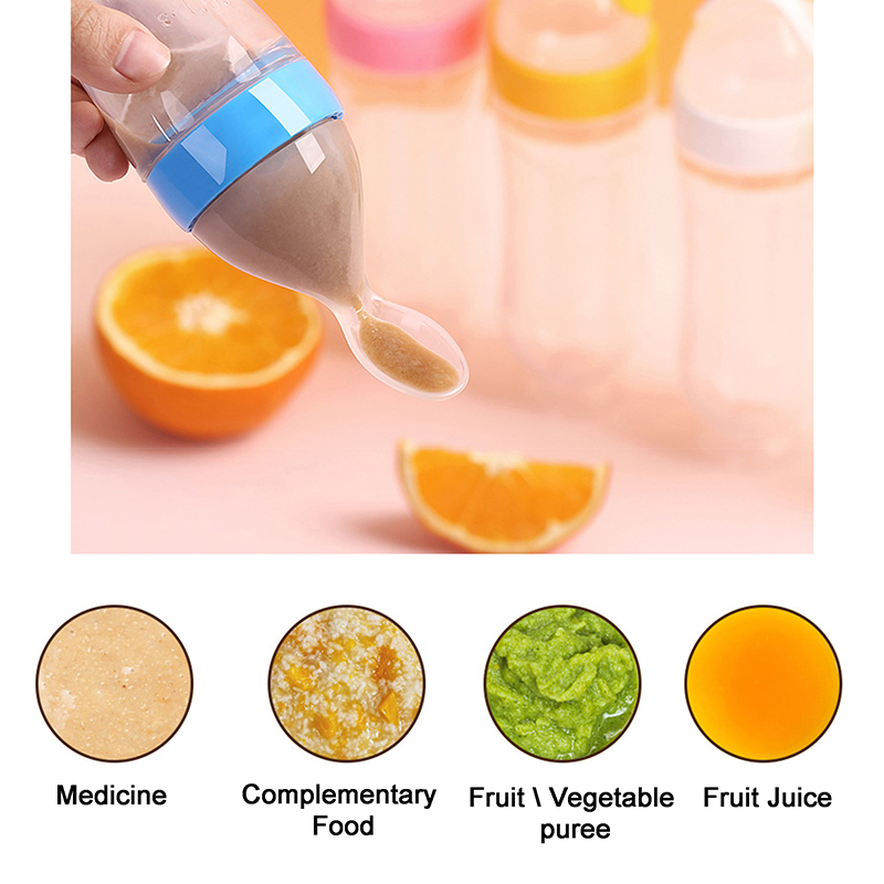 Squeezing Feeding Bottle Silic - Baby Food Category review and price