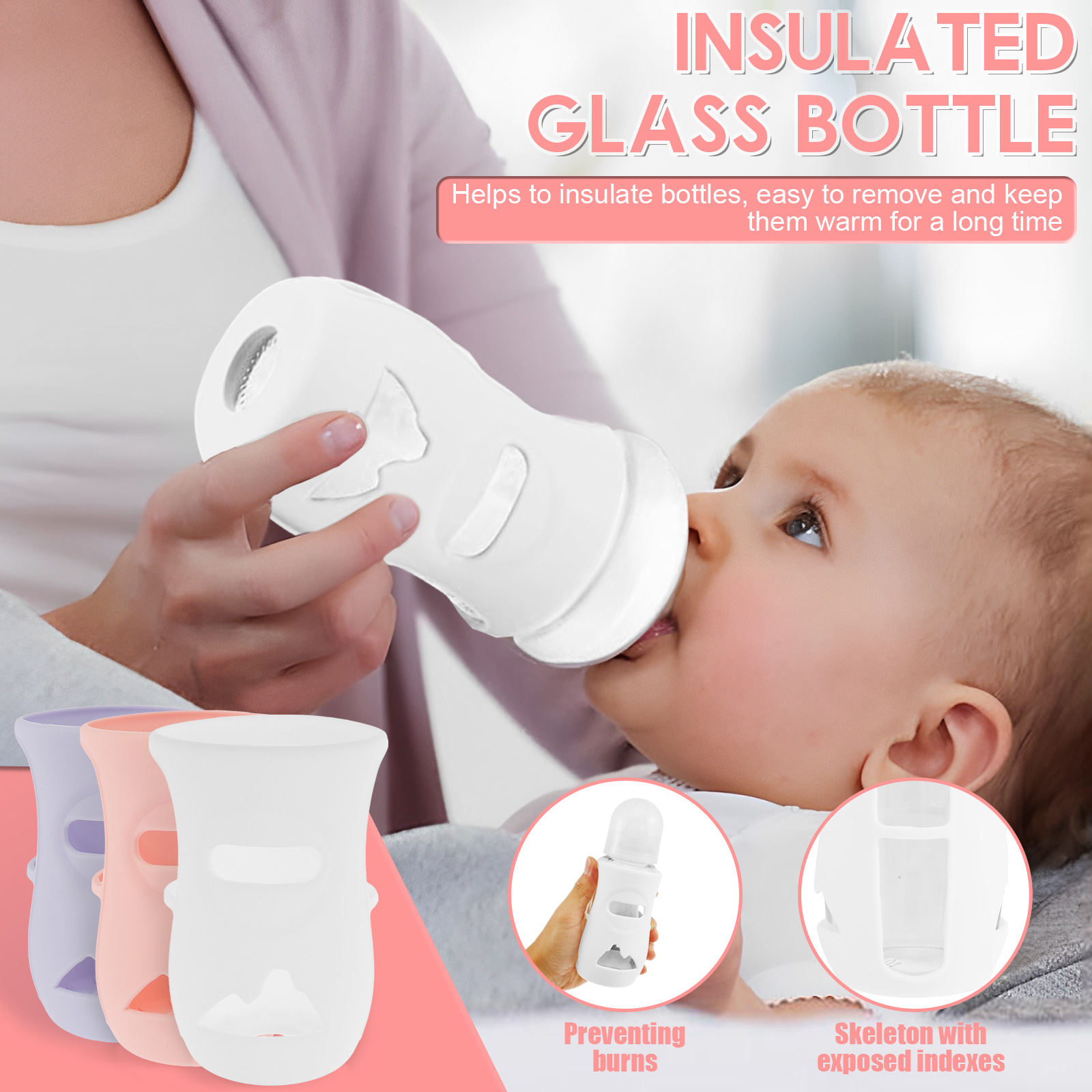 Silicone Sleeves Silicone Baby - Baby Food Nan review and price