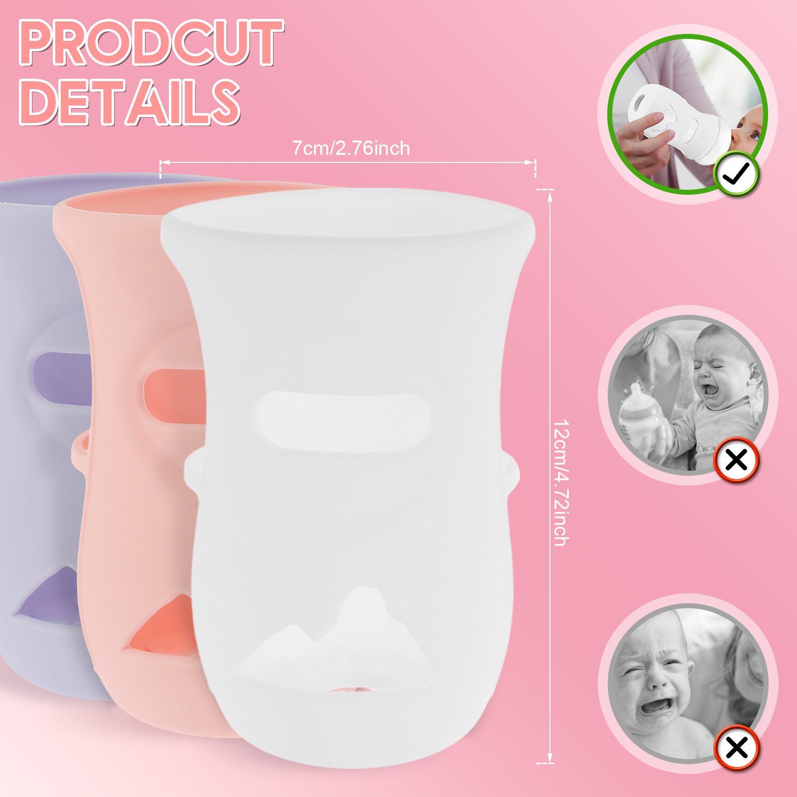Silicone Sleeves Silicone Baby - Baby Food Nan review and price