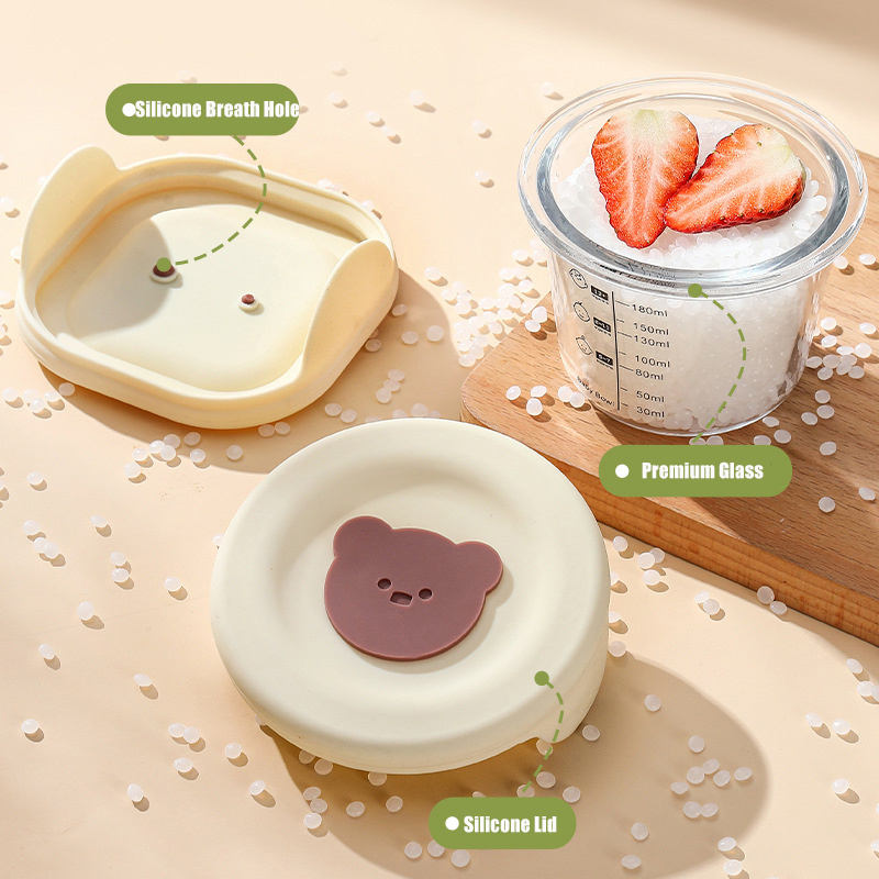 180ml Glass Baby Food Storage  - Baby Food Jars With Lids review and price