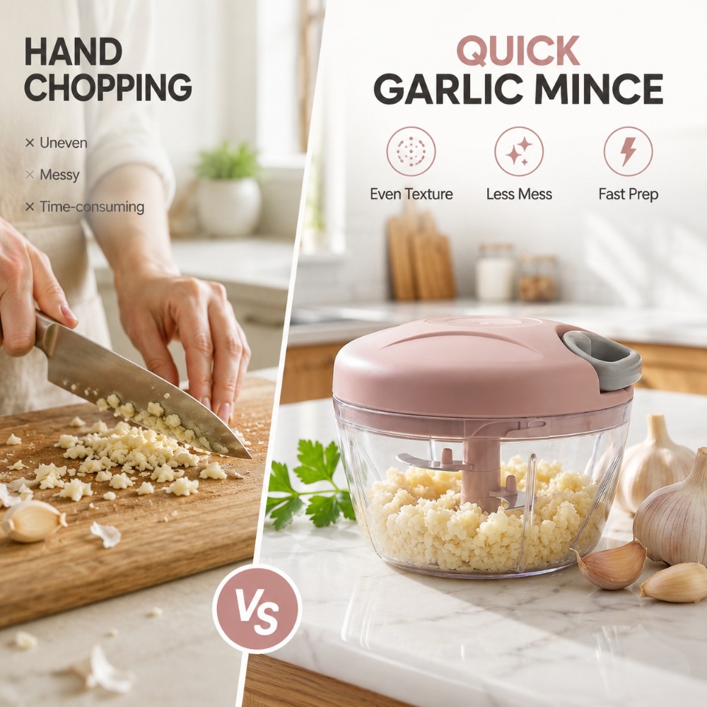 Manual Pull String Garlic Minc - Baby Food Meat review and price