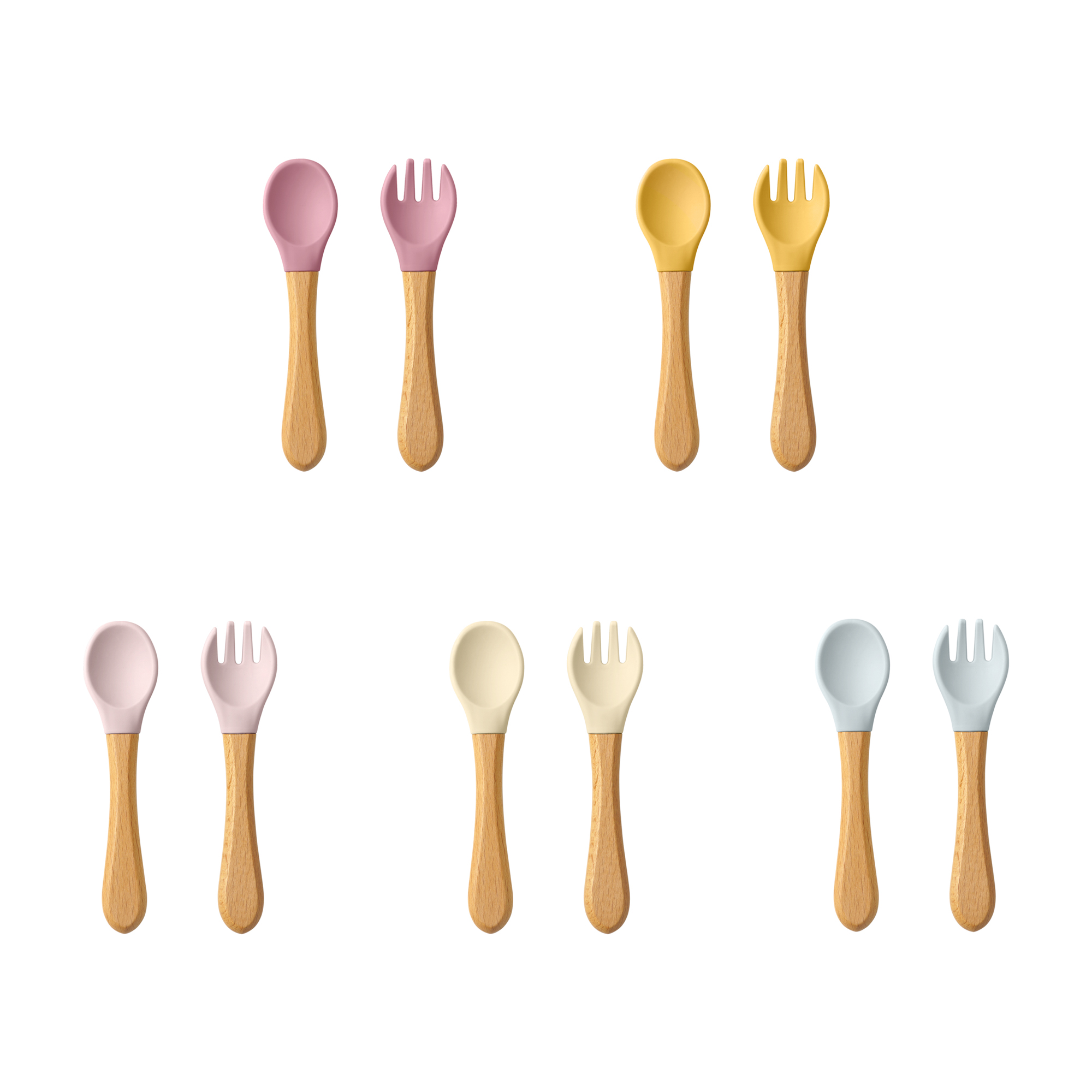 2PCS Baby Learning Spoons Uten - Baby Food Category review and price