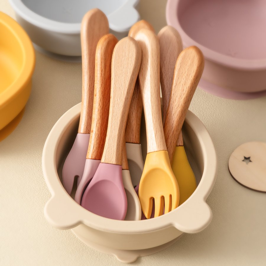2PCS Baby Learning Spoons Uten - Baby Food Category review and price