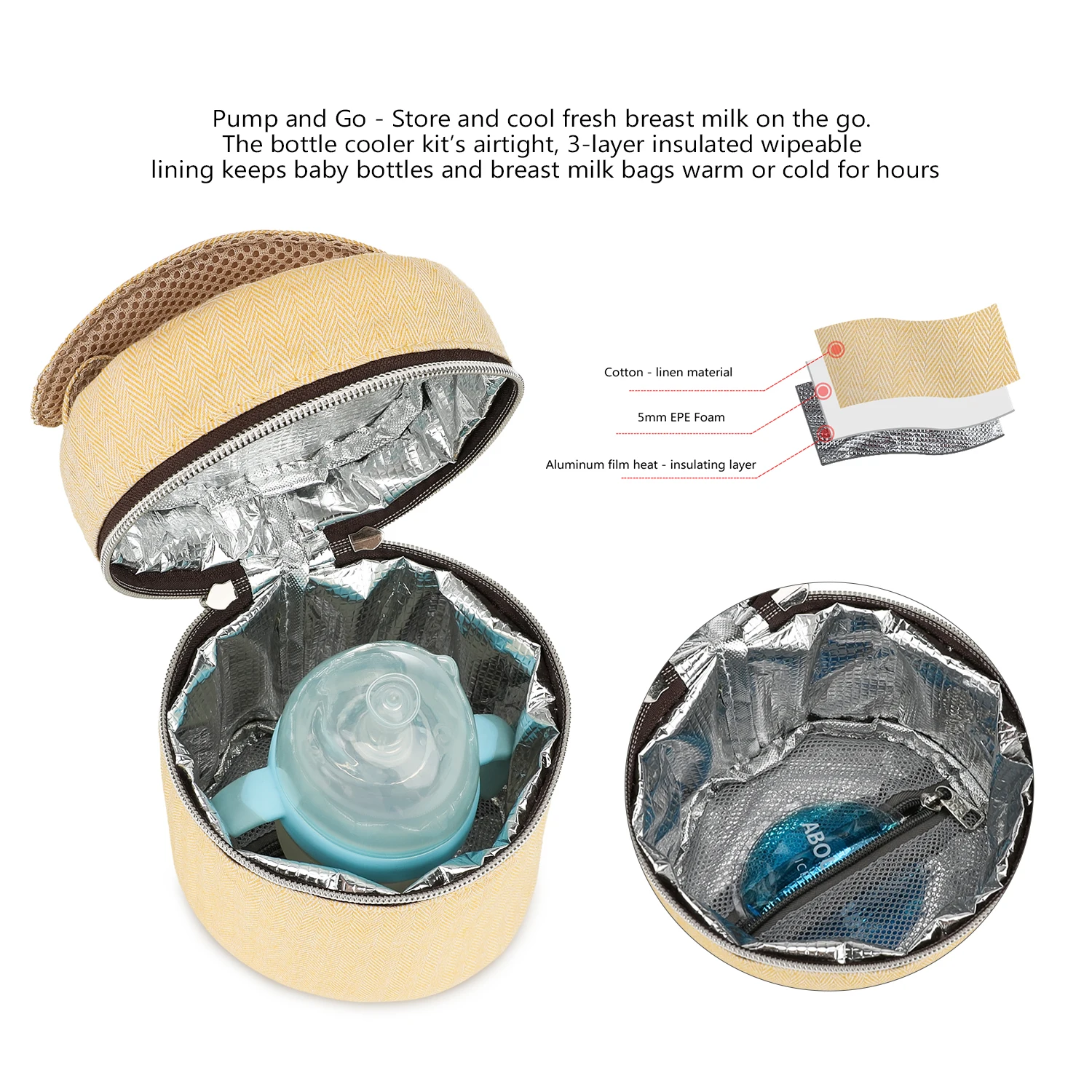 Bottle bag waterproof constant - Baby Food Nan review and price