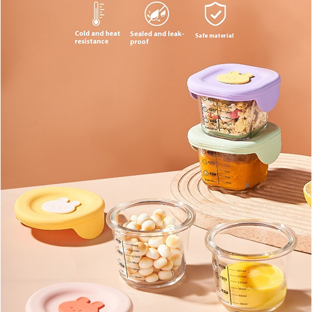 4pack/lot Kids Glass Baby Food - Baby Food Jars With Lids review and price